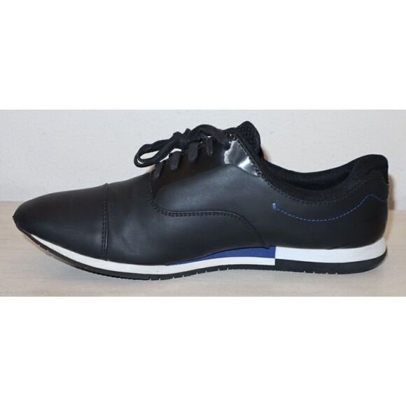 Zara 2605/005/040/480 Men' Sz 42 US 8 Black/Blue Basic Stylish Sneakers - Picture 7 of 8
